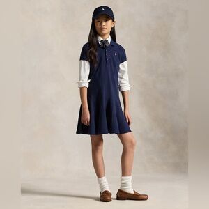 Polo by Ralph Lauren Dark Blue Kids Polo Dress